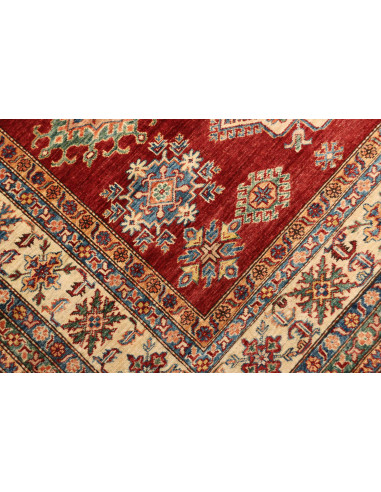 Tappeto Kazak Fine Pakistan 209x290 Rosso Avori