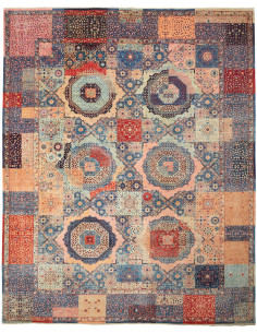 Rug Mamlouk Pakistan 281x350 Dusty Blue Peach