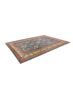 Tappeto Kazak Fine Pakistan 276x368 Blu Zaffiro 2