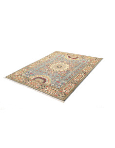 Tappeto Kazak Afghanistan marrone grigio 153x197 2