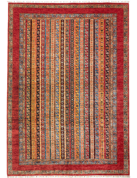 Rug Shall Pakistan brown grey 219x307