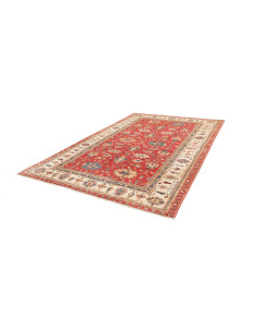 Tappeto Kazak Fine Pakistan 206x304 Rosso Terra 2