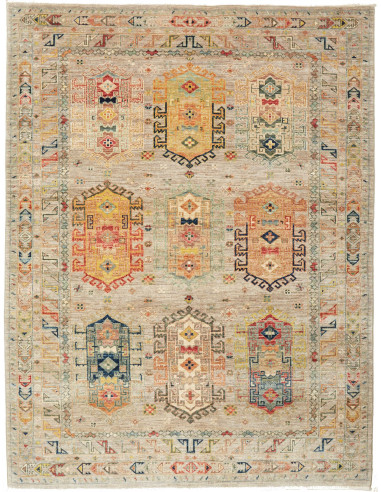 Rug Tribal Pakistan 148x195 Beige Orange