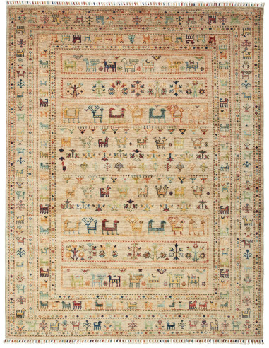 Rug Rubin Pakistan 173x221 Beige Multicolored