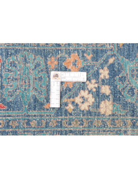 Tappeto Shahi Fine Pakistan 202x297 Blu Petroli