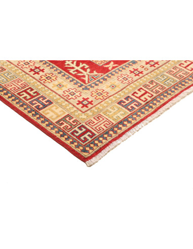 Tappeto Kazak Pakistan marrone giallo 130x186