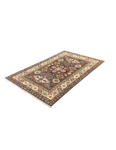 Rug Kazak Afghanistan sky blue maroon 119x187 2