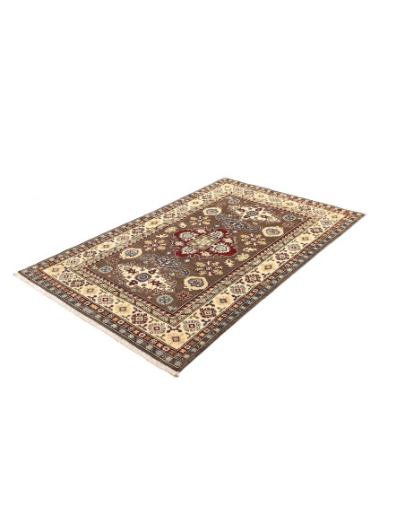 Rug Kazak Afghanistan sky blue maroon 119x187