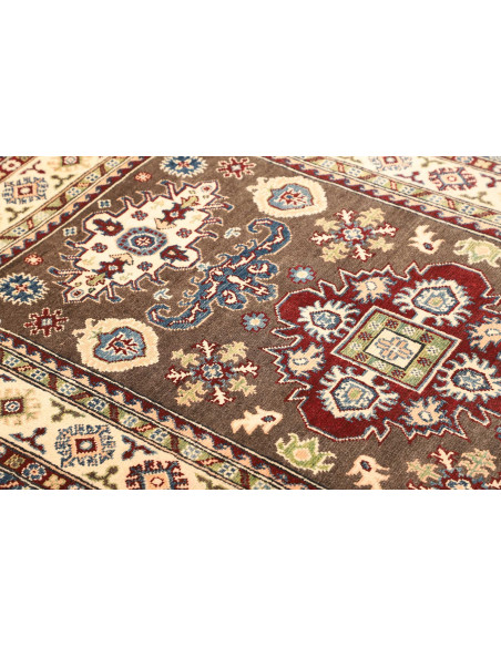 Rug Kazak Afghanistan sky blue maroon 119x187