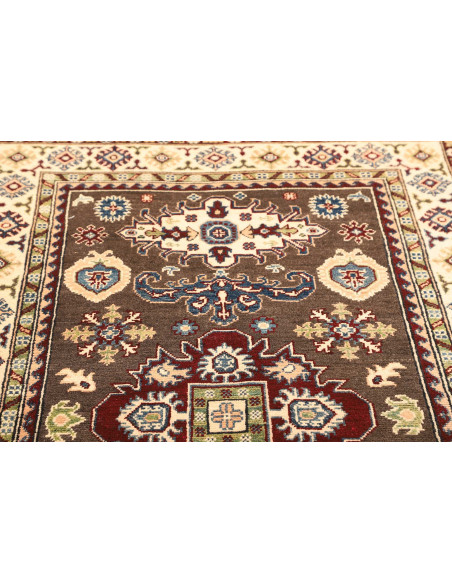 Rug Kazak Afghanistan sky blue maroon 119x187
