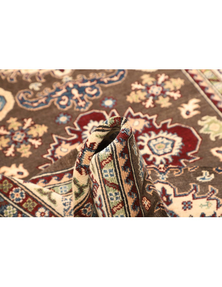 Rug Kazak Afghanistan sky blue maroon 119x187