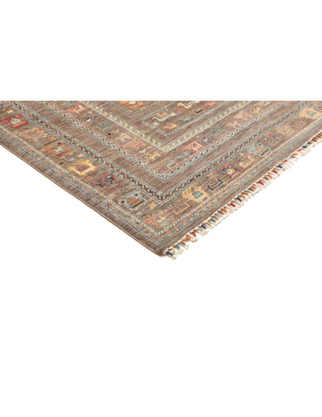Rug Rubin Pakistan 203x295 Taupe Brown Multicol