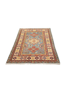 Rug Kazak Pakistan maroon brown 99x150 2