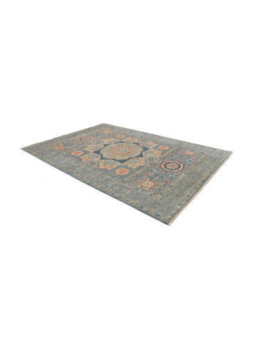 Rug Mamlouk Pakistan 209x300 Turquoise Blue Ora