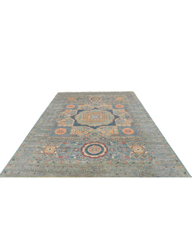 Tappeto Mamlouk Pakistan 209x300 Blu Turchese A