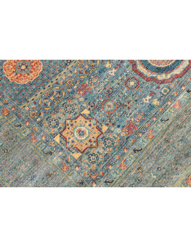 Rug Mamlouk Pakistan 209x300 Turquoise Blue Ora