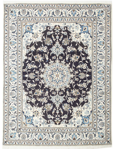 Tappeto Nain Kashmar Persia grigio 150x202