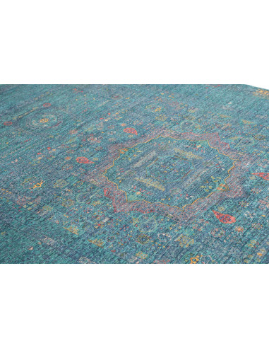 Rug Mamlouk Pakistan 209x298 Teal Petrol Accent
