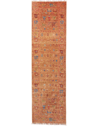 Tappeto Rubin Pakistan 81x289 Terracotta Blu