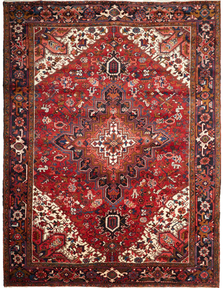 Rug Gorawan Persia 230x300 Red Navy Blue Cream