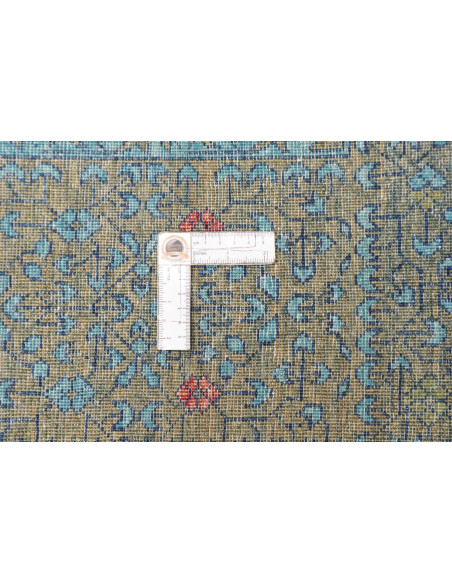 Rug Mamlouk Pakistan 201x304 Turquoise Gold Rus