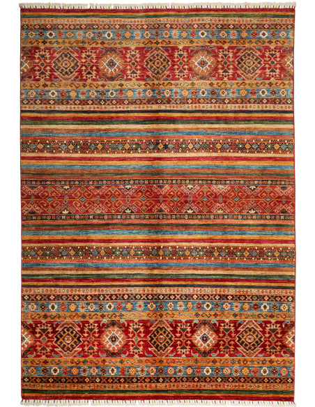 Rug Samarkand Pakistan 175x251 Rust Blue Ocher