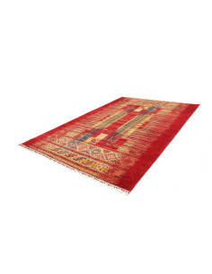 Tappeto Siva Pakistan 210x297 Rosso Oro Blu Bei 2