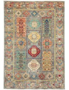 Tappeto Tribal Pakistan 165x238 Grigio Blu Terr