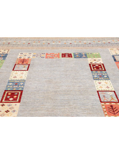 Tappeto Siva Pakistan 205x301 Celeste Chiaro Bl