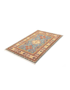 Rug Kazak Pakistan maroon brown 99x148 2