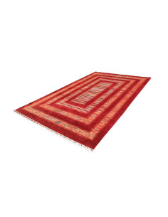 Tappeto Siva Pakistan 207x298 Rosso Arancio Bei 2
