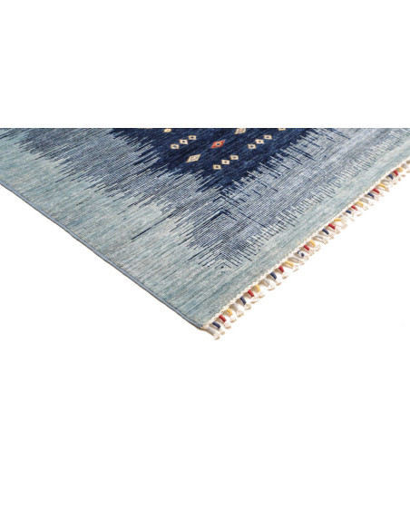 Tappeto Siva Pakistan 210x292 Blu Navy Blu Chia