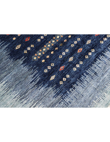 Tappeto Siva Pakistan 210x292 Blu Navy Blu Chia