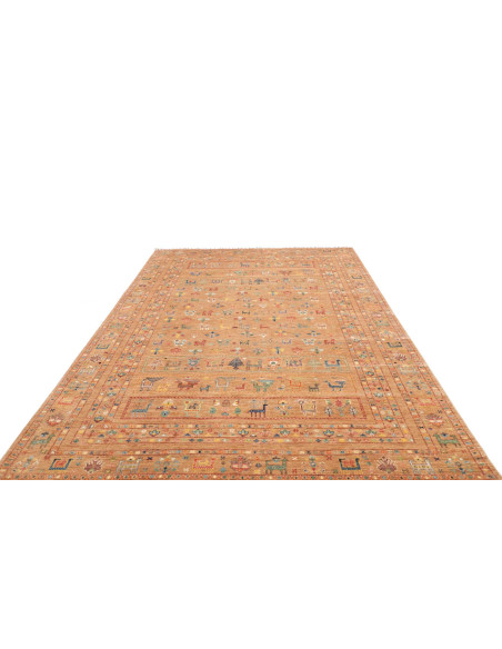Rug Rubin Pakistan 203x300 Terracotta Orange Bl