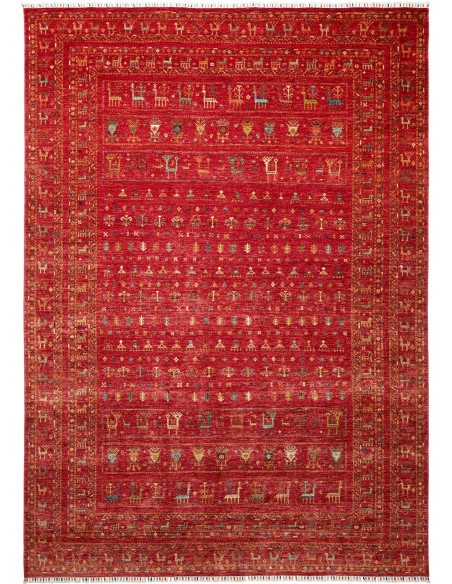 Tappeto Rubin Pakistan 243x339 Rosso Oro Blu Ve