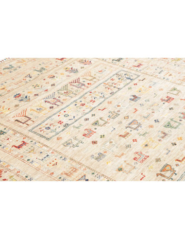 Tappeto Rubin Pakistan 170x241 Beige Crema Mult