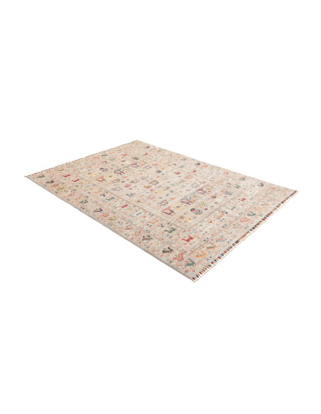 Rug Rubin Pakistan 150x202 Light Beige Multicol