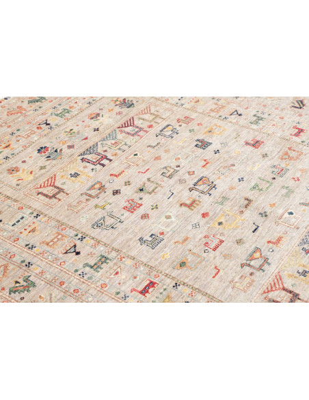 Rug Rubin Pakistan 150x202 Light Beige Multicol