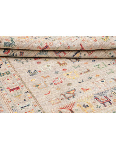 Rug Rubin Pakistan 150x202 Light Beige Multicol