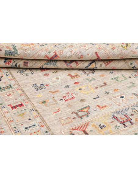 Rug Rubin Pakistan 150x202 Light Beige Multicol