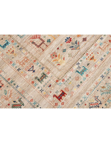Tappeto Rubin Pakistan 169x238 Beige Rosso Blu