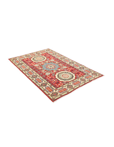 Rug Kazak Pakistan beige red 119x173