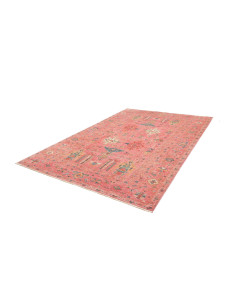 Tappeto Kazak Fine Pakistan 205x293 Rosato Cora 2