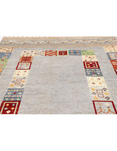 Rug Siva Pakistan 207x297 Dusty Blue Red Blue G