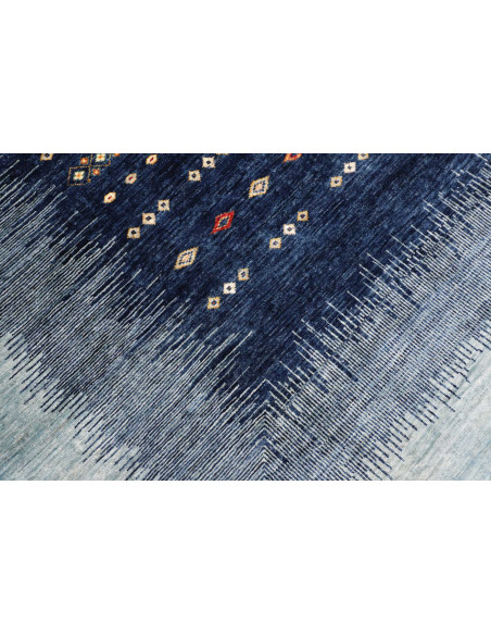 Rug Siva Pakistan 206x294 Indigo Blue Light Blu