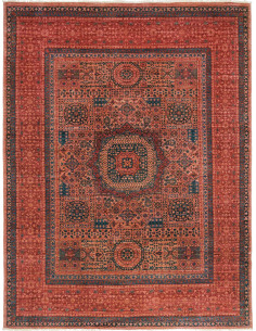 Rug Mamlouk Pakistan 148x199 Terracotta Petrol
