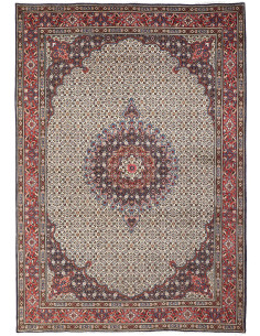 Rug Moud Persia sky blue white 200x290