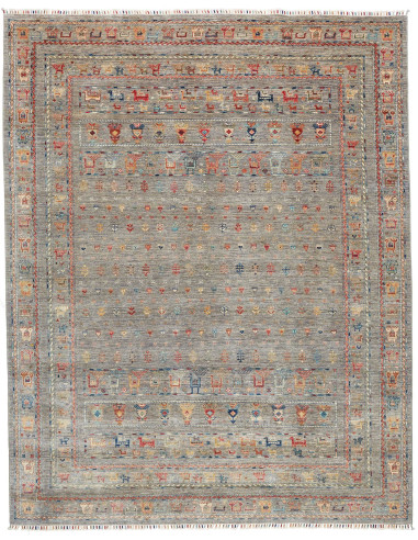 Tappeto Rubin Pakistan 244x306 Grigio Beige Ros