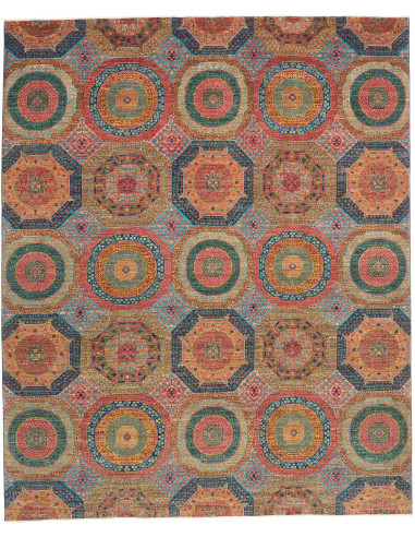 Rug Mamlouk Pakistan 249x304 Terracotta Red Blu