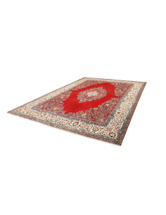 Tappeto Sarough Persia beige rosso 267x368 2